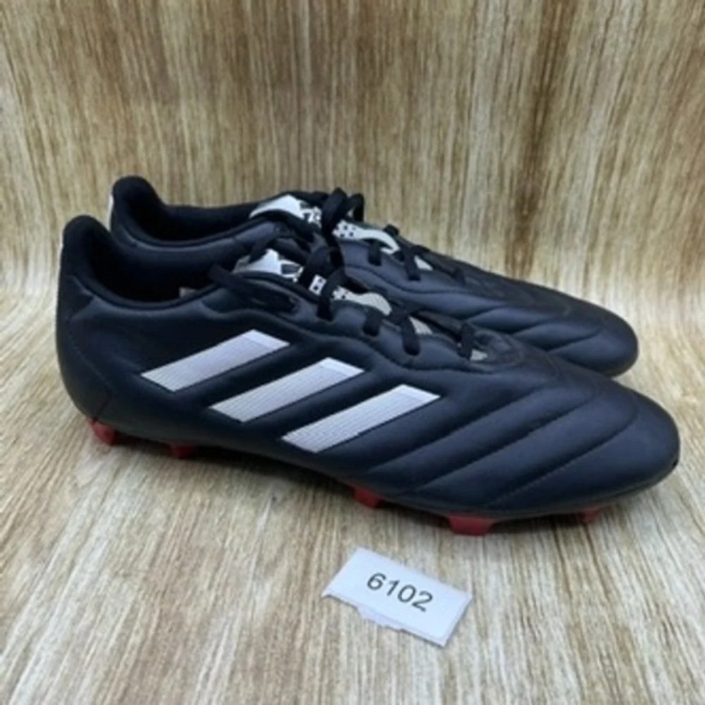 Adidas Goletto VIII FG Men's Size‎ 12 Black White Soccer Cleats Shoes GX7793